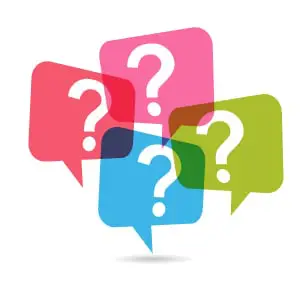 question marks