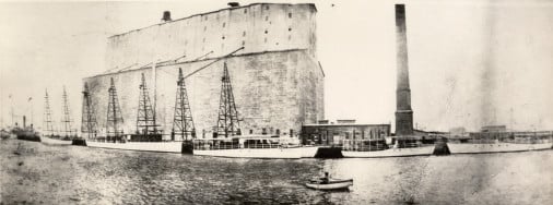 Barbours shipyard lifting towers