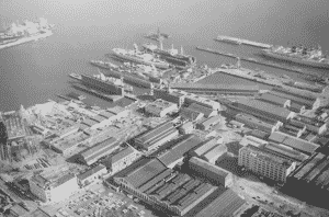 Bethlehem Shipyard aerial view