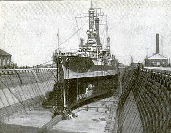 USS Mississippi at San Francisco Dry Dock