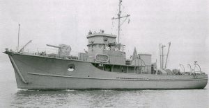 Navy minesweeper