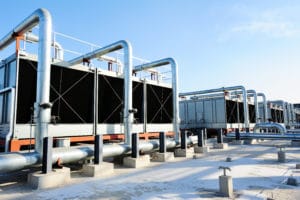 Air conditioning cooling towers