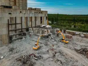 Demolition site