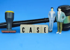 Miniature of Legal documents representing asbestos claims and compensation pathways